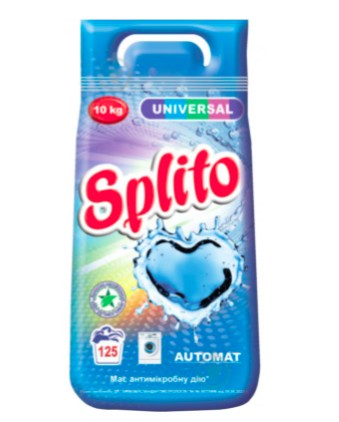 Порошок для прання SPLITO автомат 10 кг. (4820049382556)